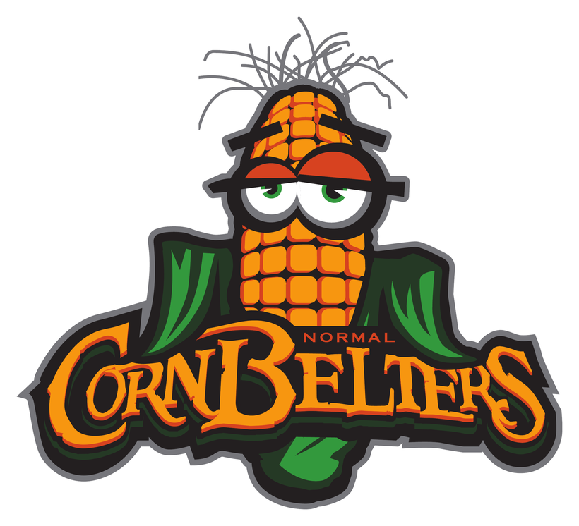 Normal CornBelters baseball team logo